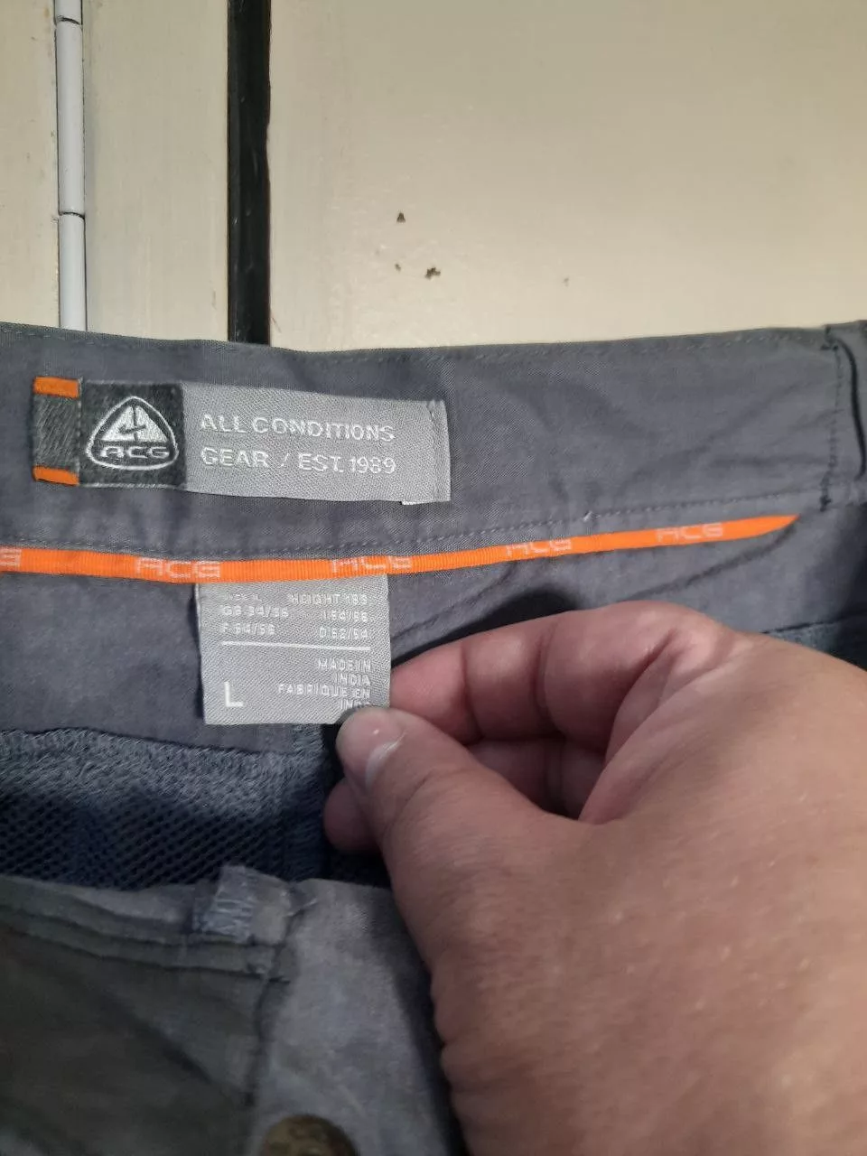 Nike ACG Shorts Gray Gorpcore