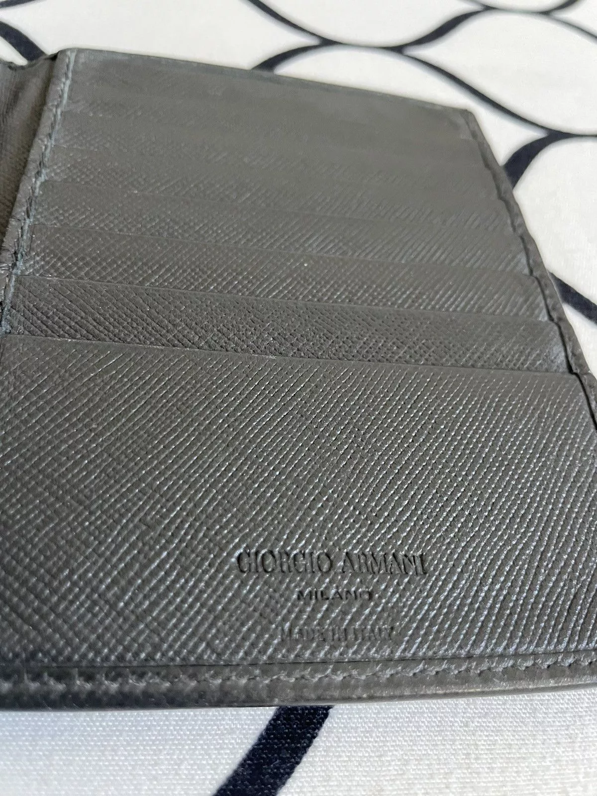 Giorgio Armani Wallets Giorgio Armani Wallet elegant Gray