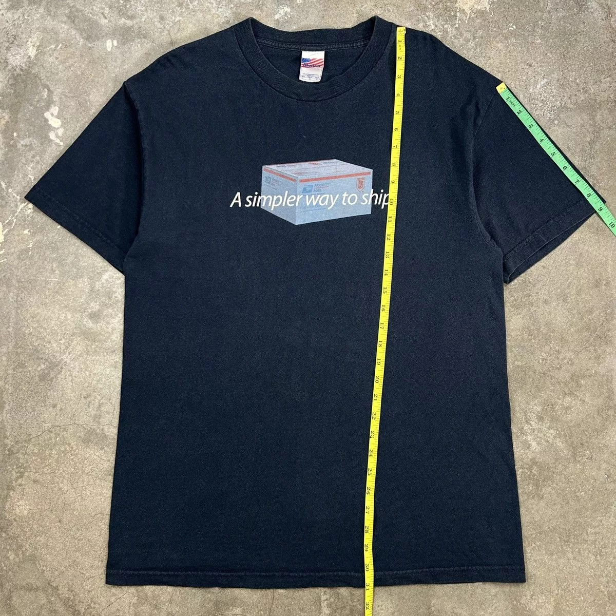 Vintage Short Sleeve T Shirts Vintage 1990s USPS Blue