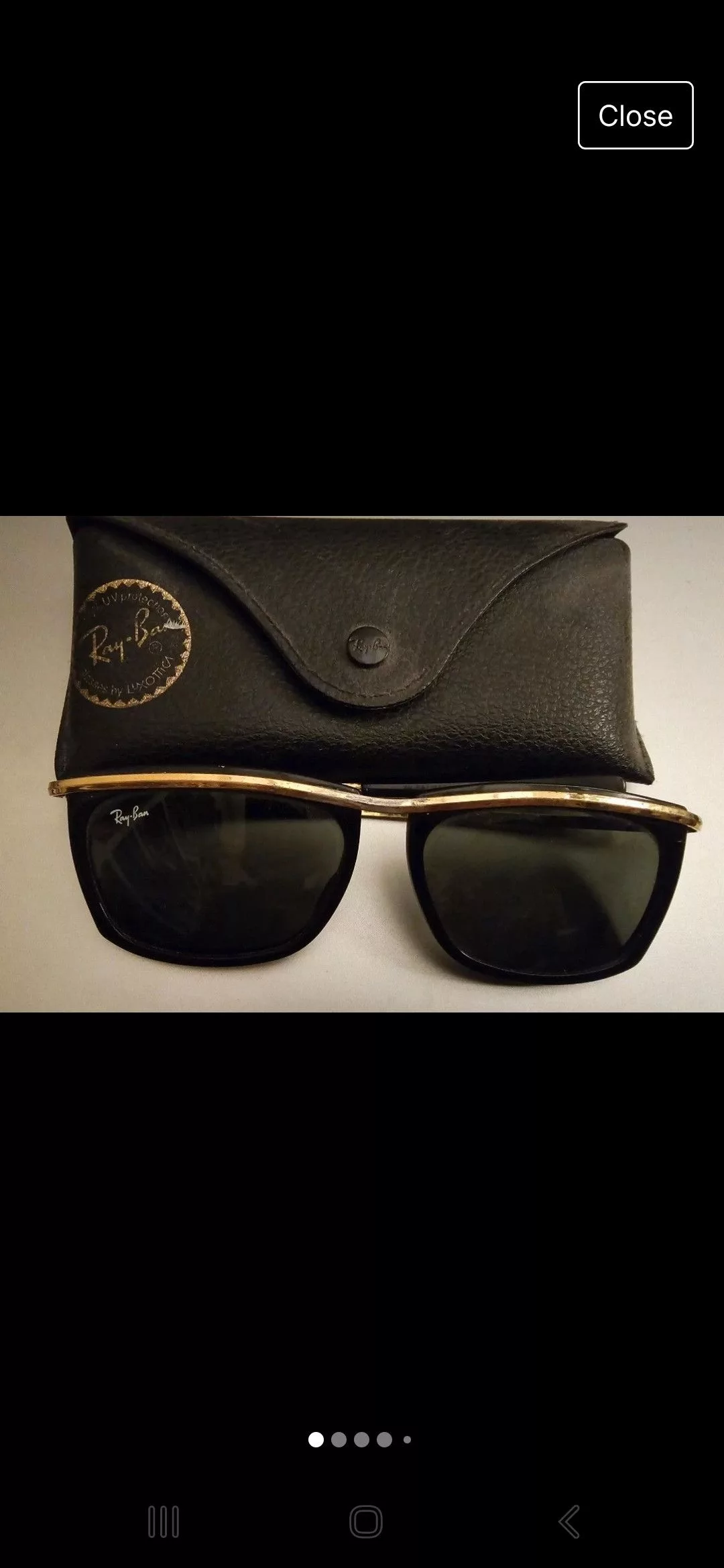 RayBan Sunglasses RayBan Vintage ray ban B&L model olympian 1980s Black