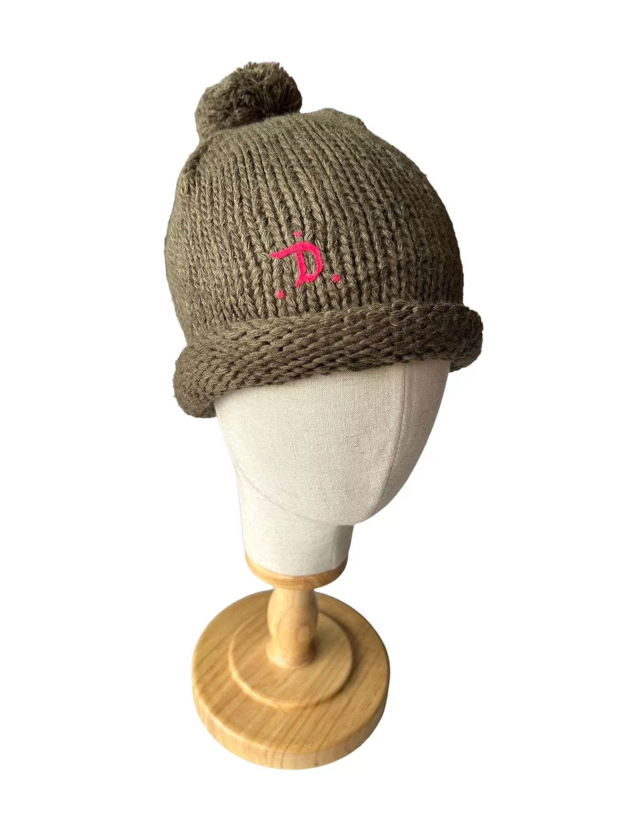 Diesel Hats Diesel × Japanese Brand Vintage Diesel Crochet Knitted Beanie Hats Made in Italy Green Streetwear