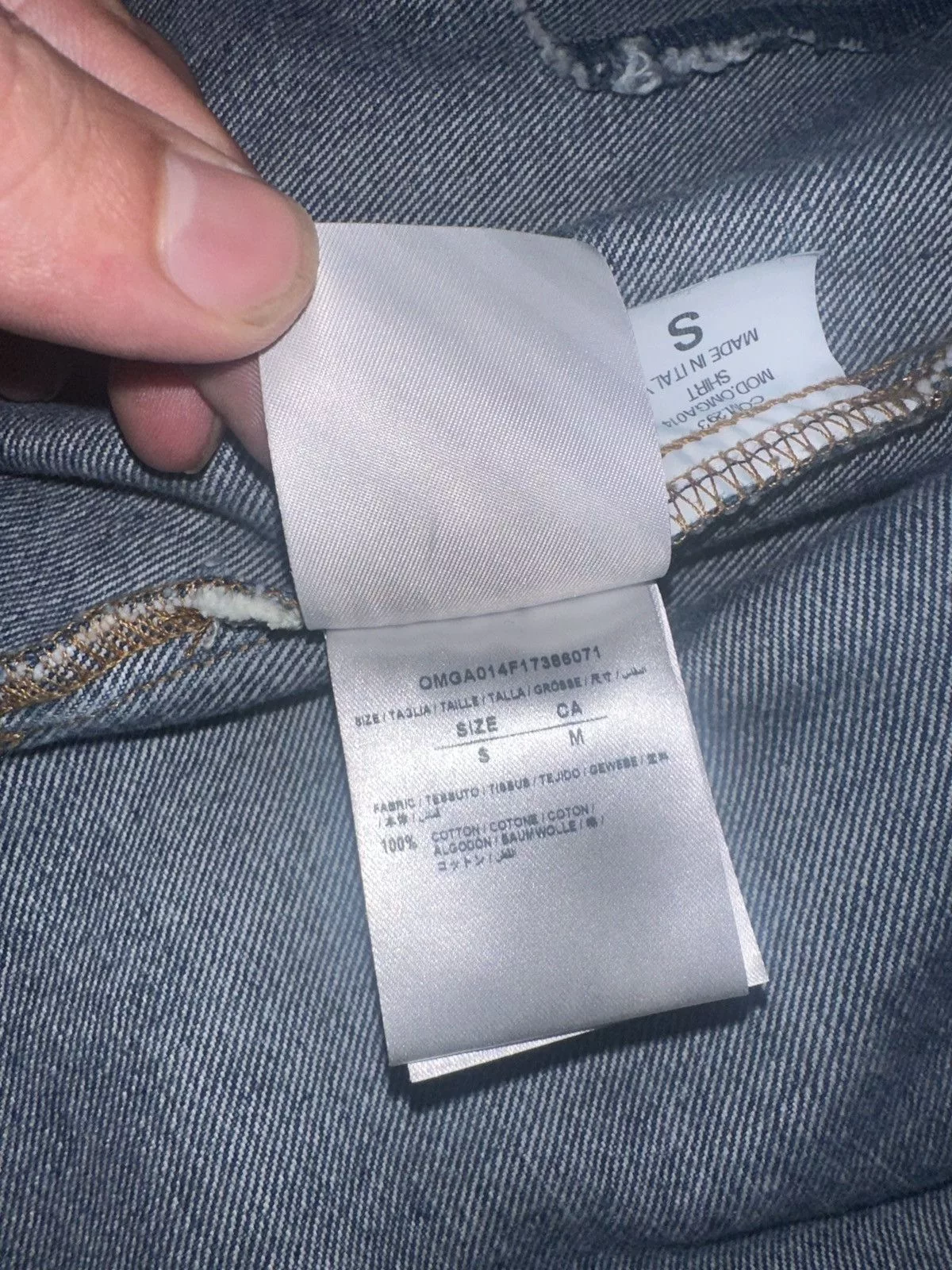 Off-White Denim Jackets Off-White Denim Jacket Blue