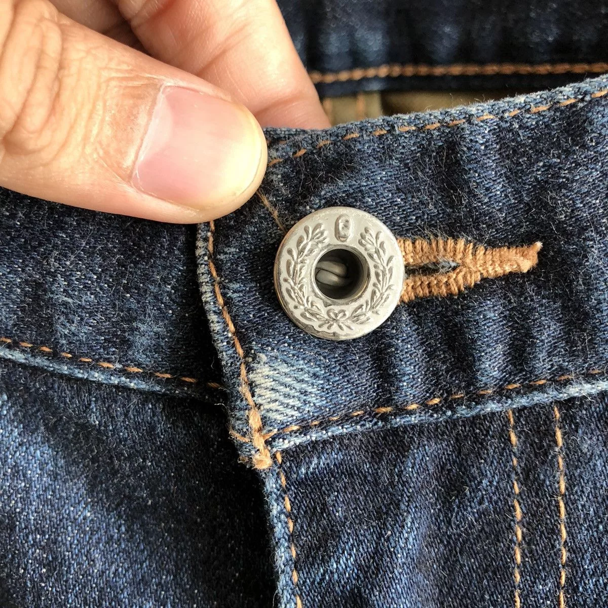 Bape Denim Bape 1st Camo Patch Denim Blue