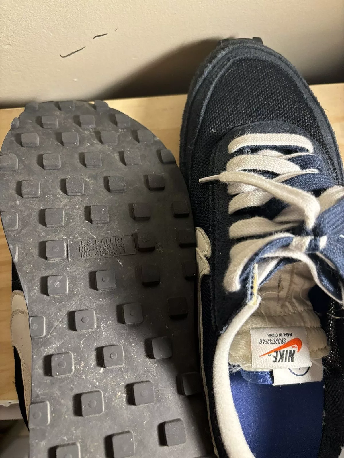 Nike Low Top Sneakers Nike LDV waffle fragment design blue void