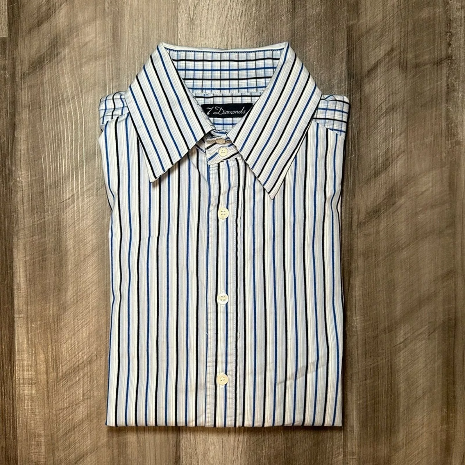 7Diamonds Shirts Button Ups 7Diamonds 7 Diamonds Long Sleeve Button Down - Large White