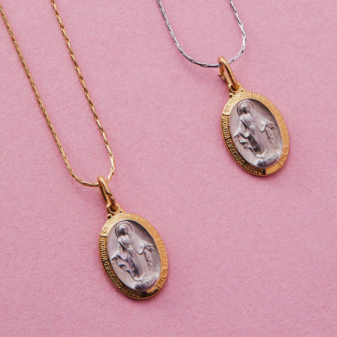 Mother Mary Chain Slider Necklace