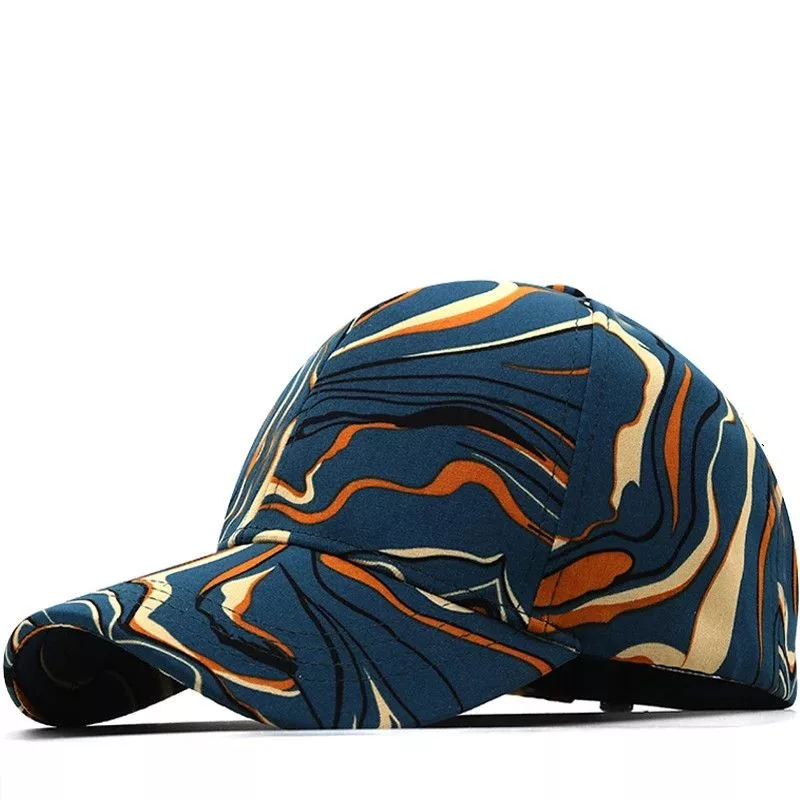 Japanese Brand Hats Japanese Brand × Vintage Graffiti pattern baseball cap Blue Streetwear