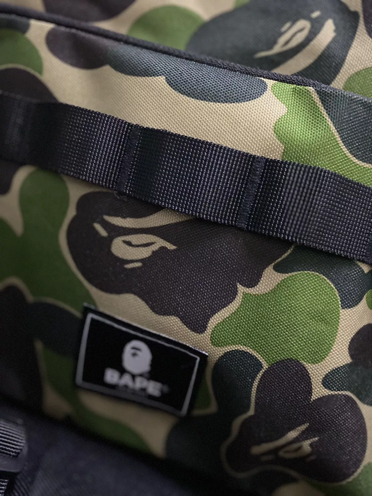 Bape Bags Luggage Bape Messenger Bag Black