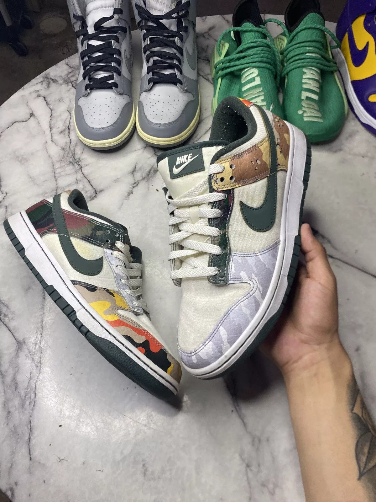 Nike Low Top Sneakers Nike Dunk low multi camo