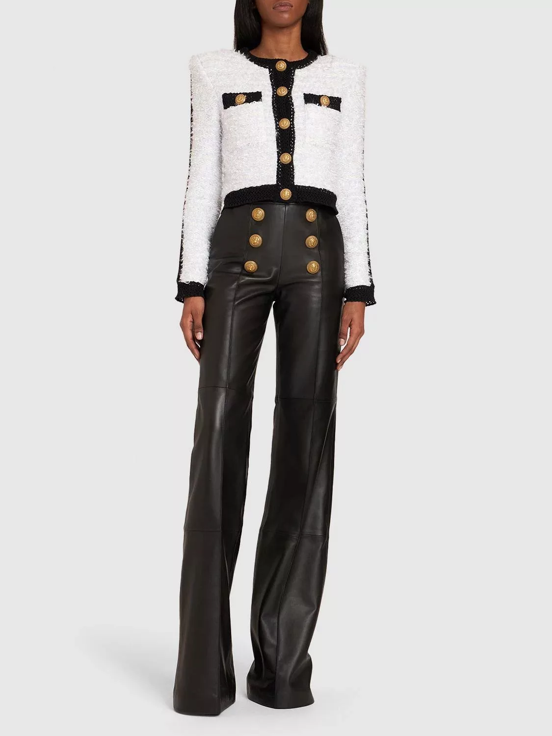 Balmain Jackets Balmain o1w1db10624 Jacket in White