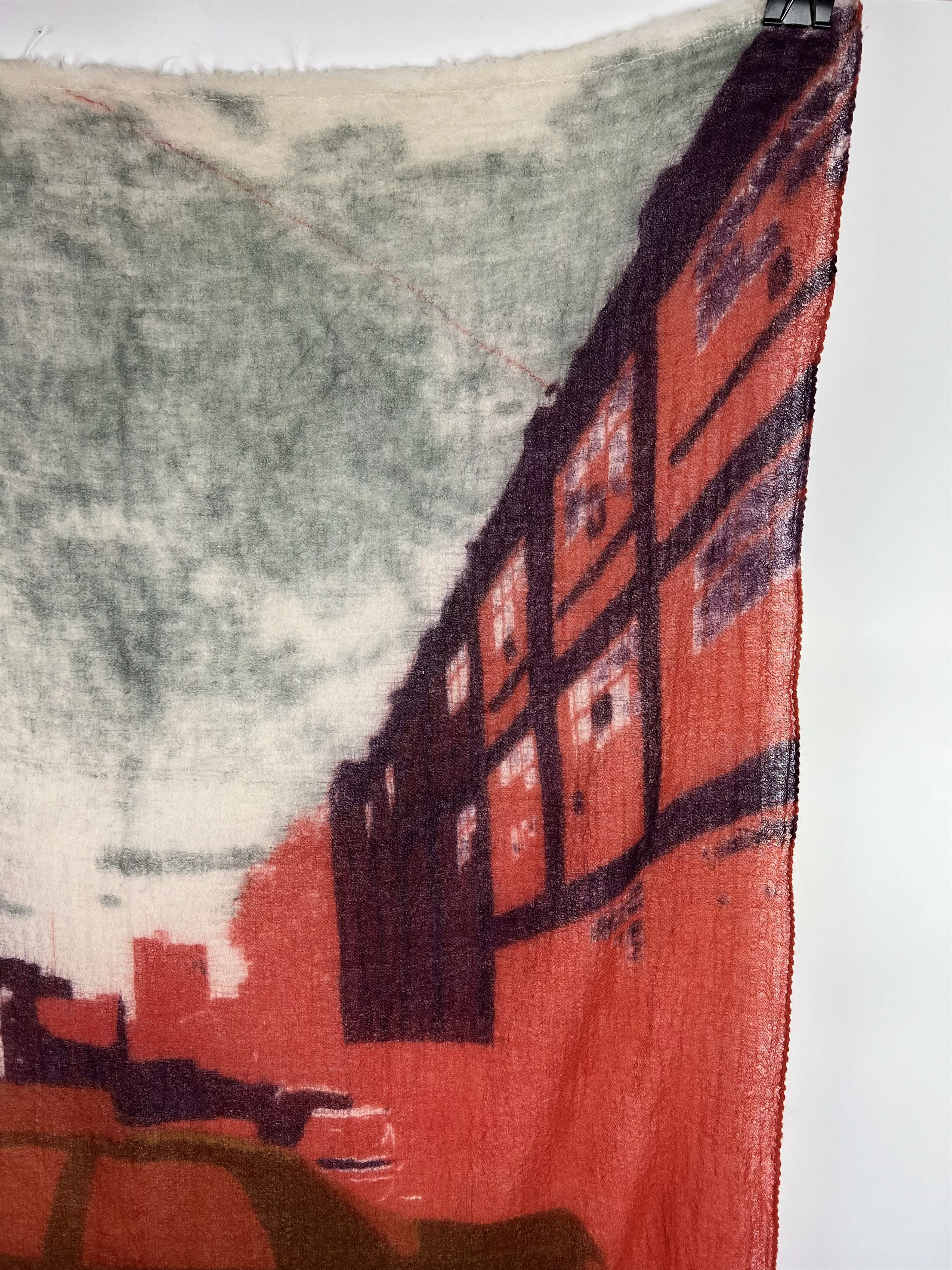 Becksondergaard Scarves Becksondergaard Beck Sondergaard Multicolor 100% Wool Scarf 190x90 Vintage