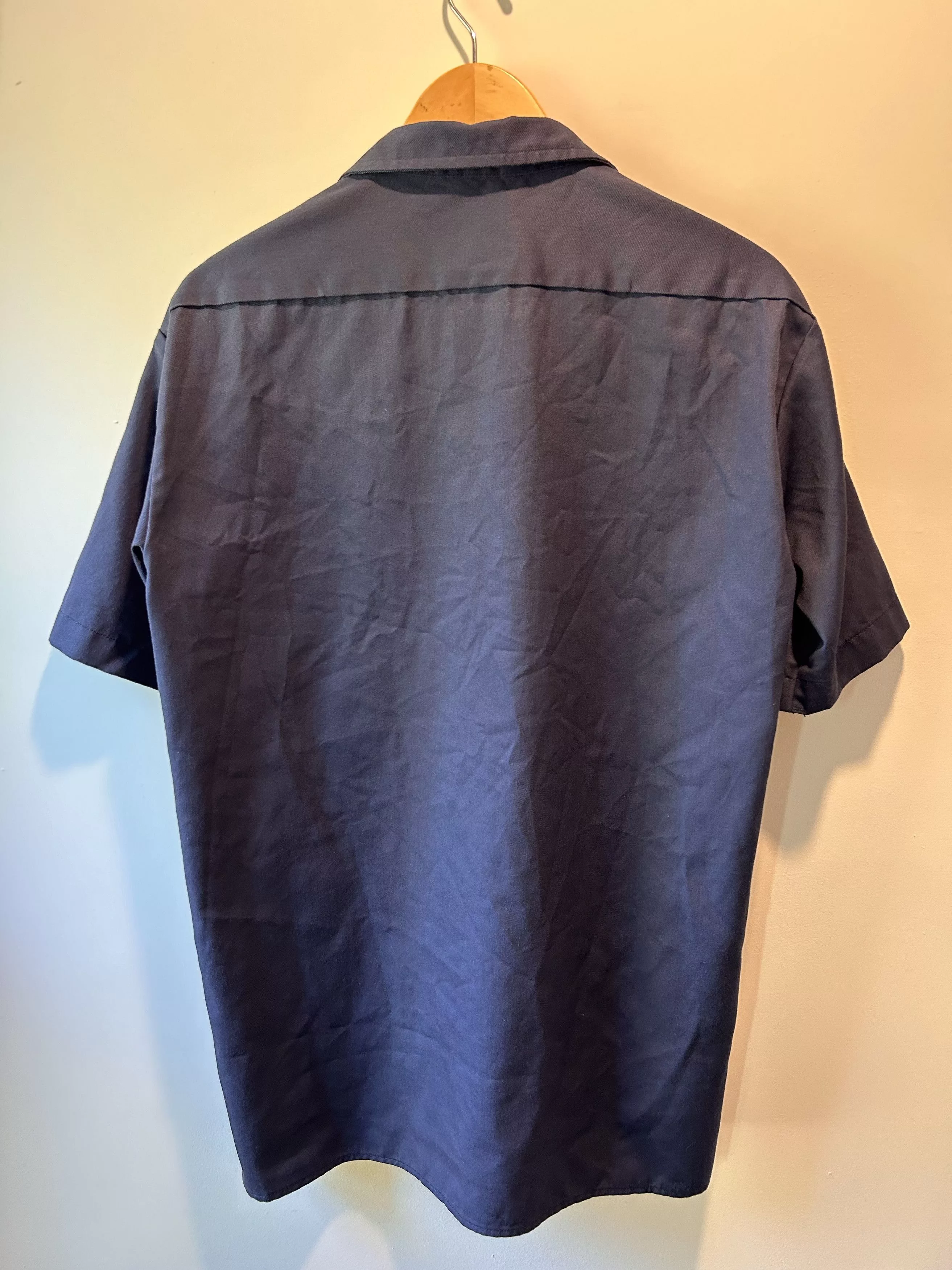 Dickies Shirts Button Ups Dickies Men's Short Sleeve Button Up Blue