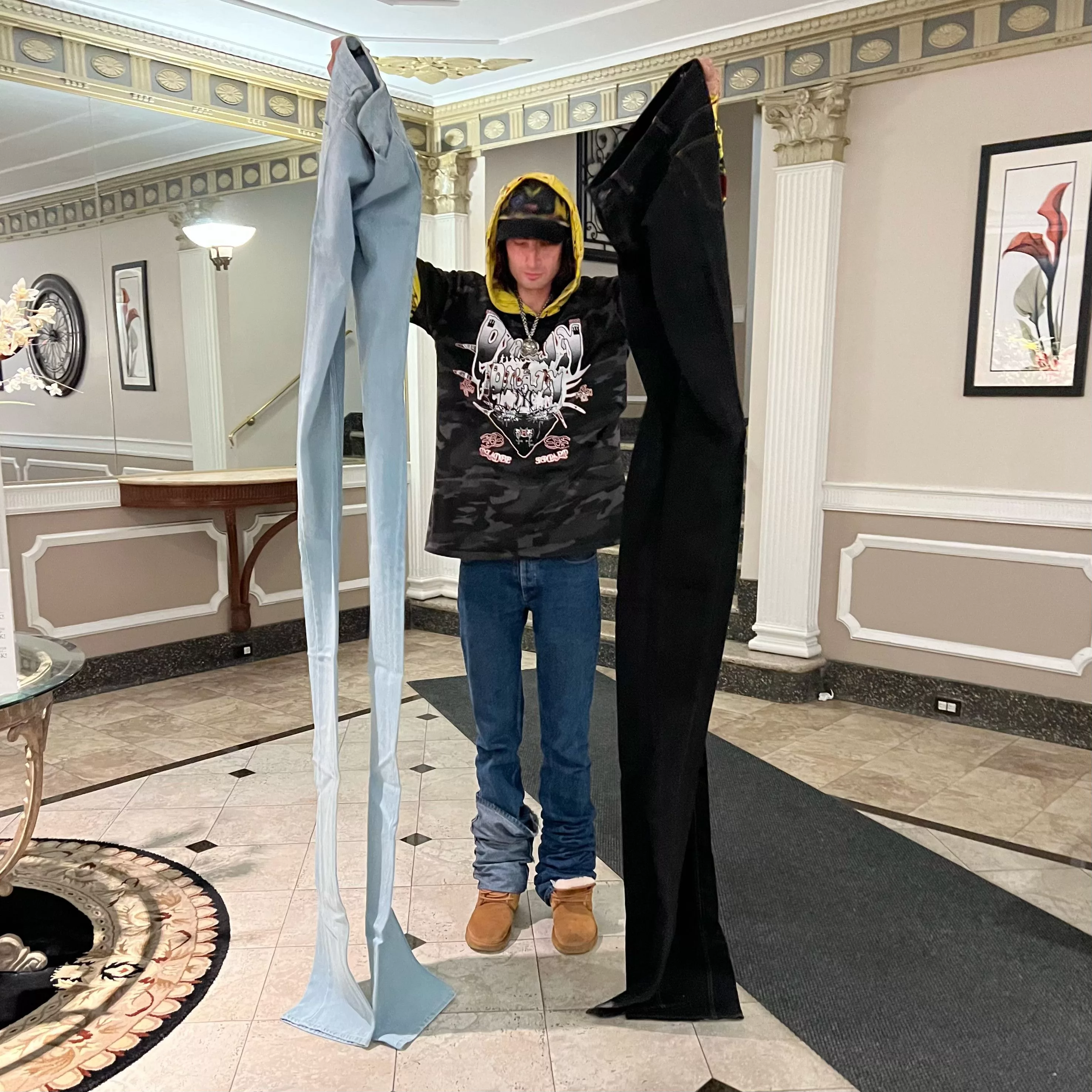 Y/Project Denim Y/Project Extended 7 Feet Black Denim