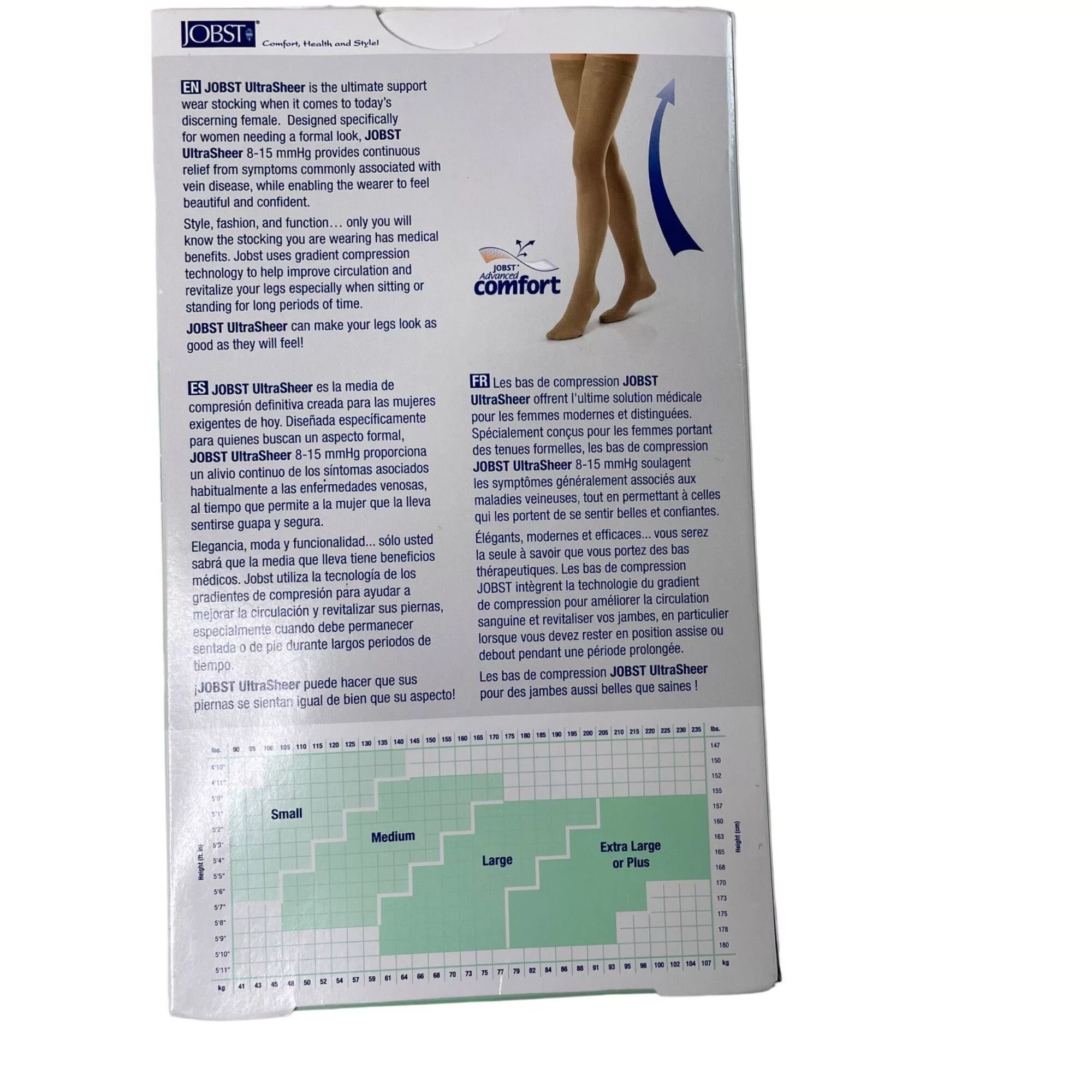 Other Socks Intimates Other Jobst Pantyhose Ultra Sheer Support Compression Stockings M Beige