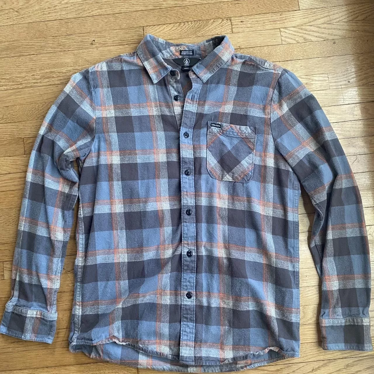 Volcom Shirts Button Ups Plaid Volcom button up Blue
