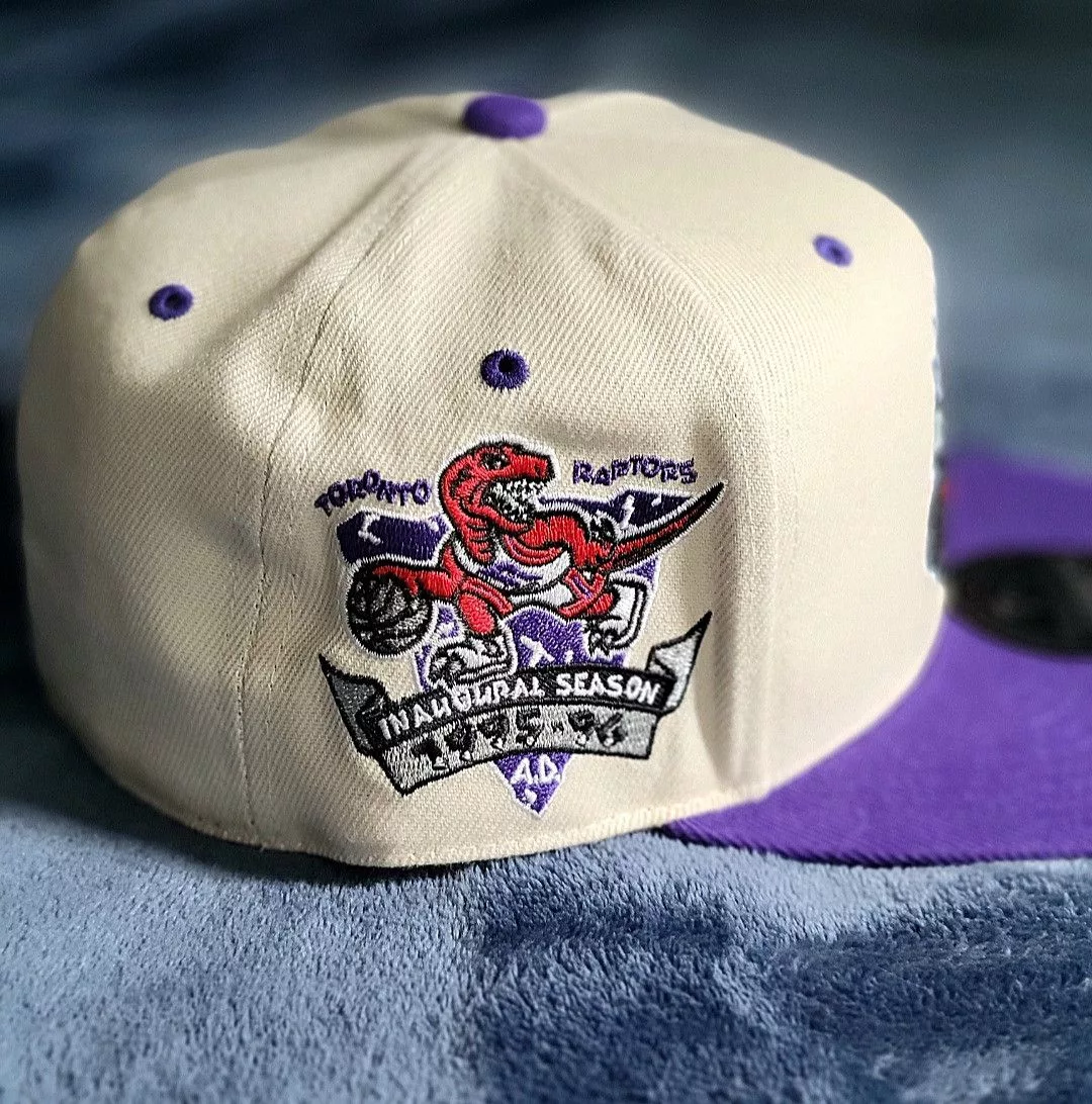 Mitchell & Ness Hats Mitchell & Ness Toronto Raptors - Size 3/8 White