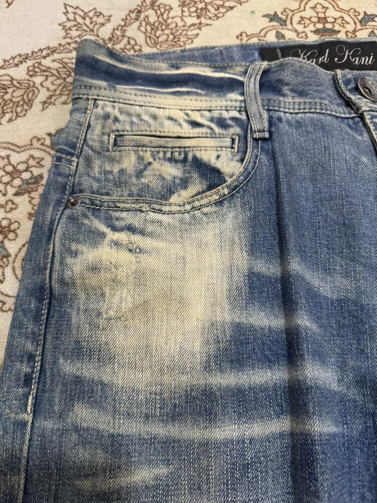 Karl Kani × Vintage Vintage Y2K Karl Kani Denim Blue Streetwear
