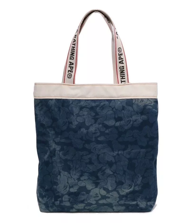 Bape Miscellaneous Bape Denim Tote Bag Multi