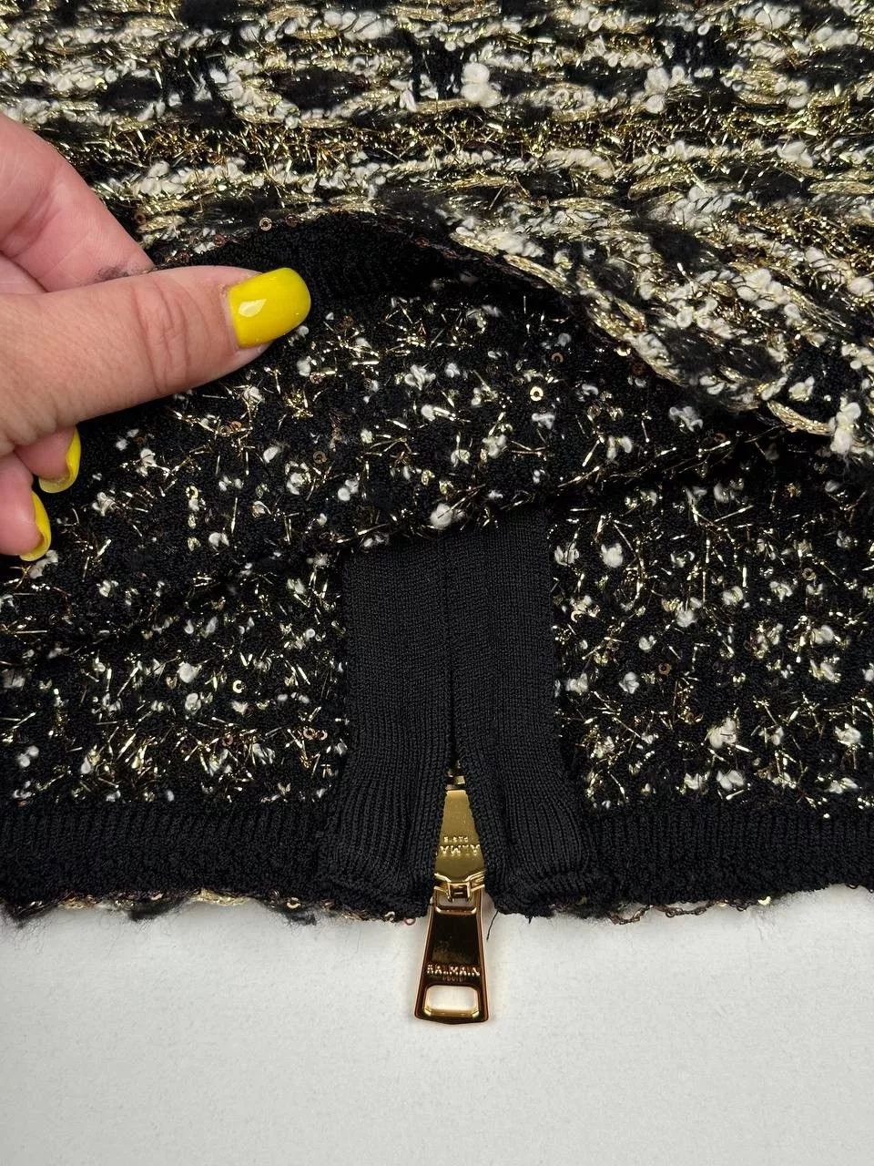 Balmain Mini Skirts Skirt Balmain Gold