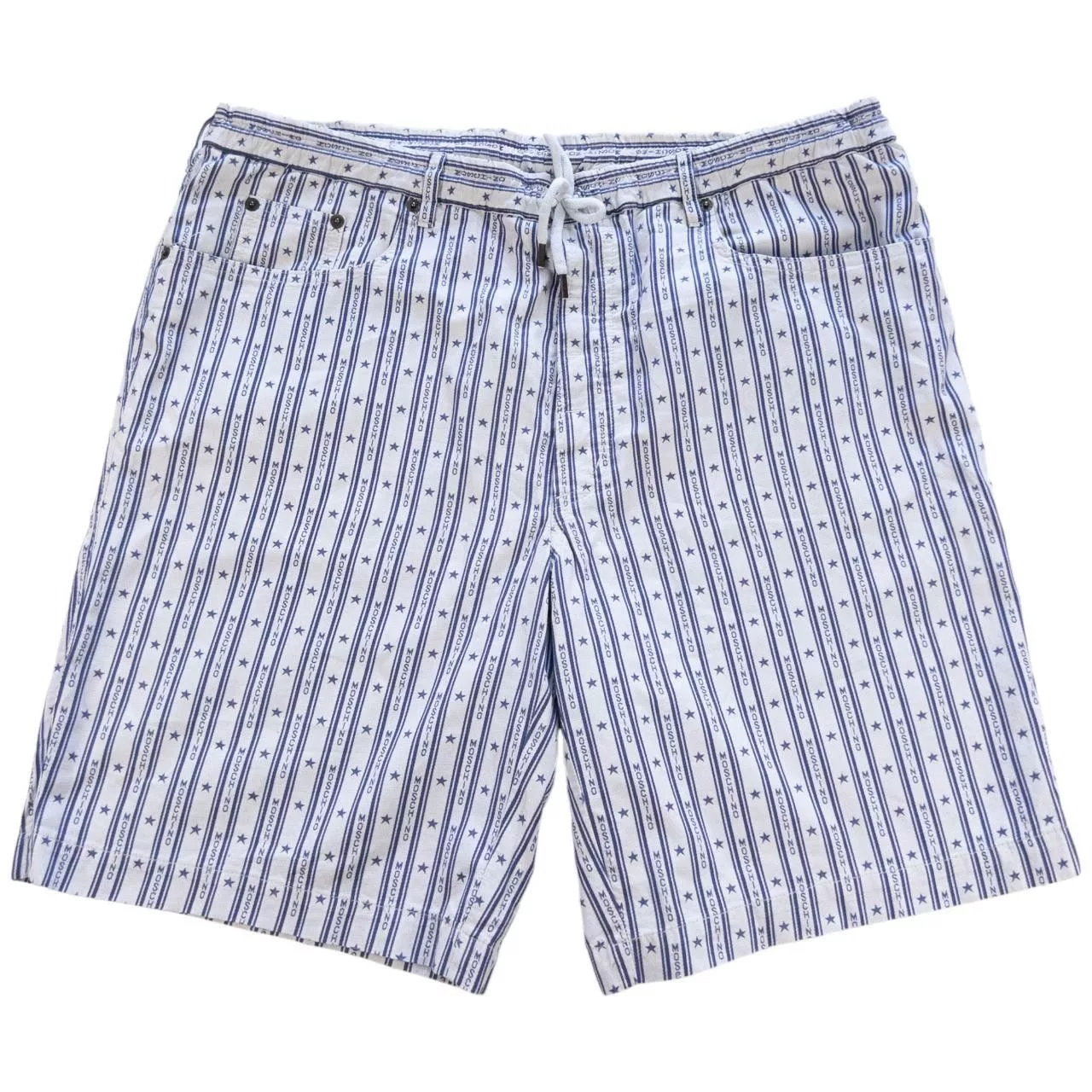 Moschino Shorts Vintage Moschino Monogram Shorts Size W37 White