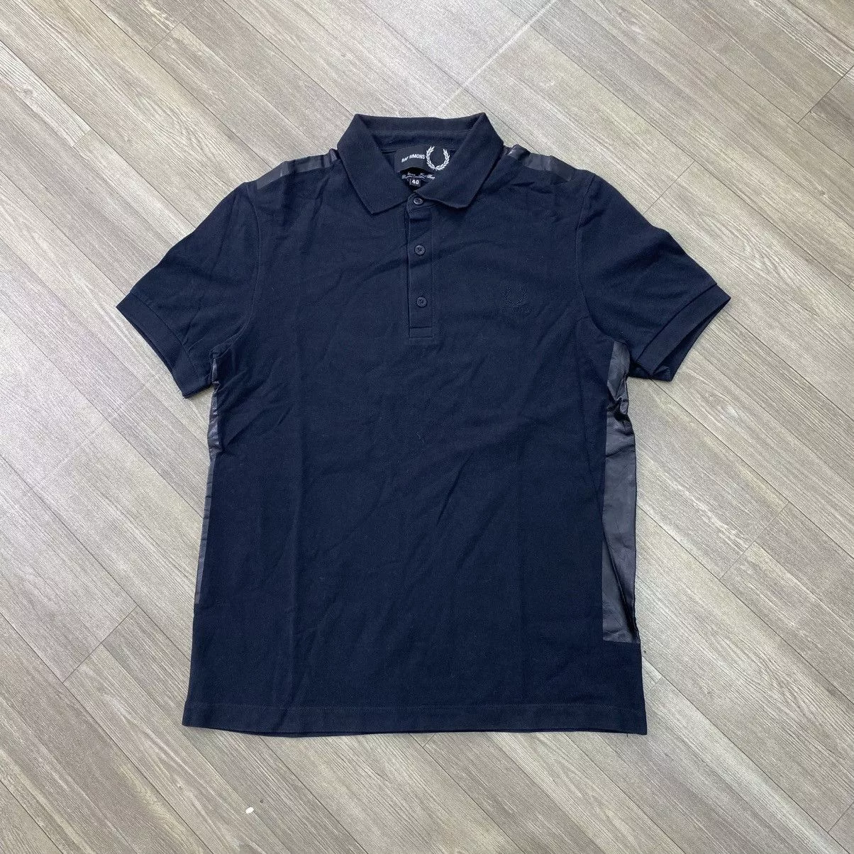 Fred Perry Polos Fred Perry × Raf Simons Raf Simons x Fred Perry Polo Shirt Black