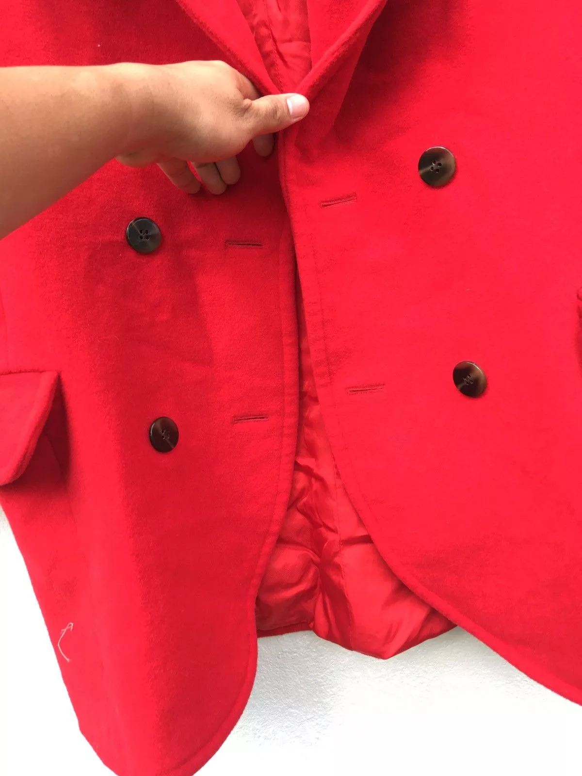 Givenchy Light Jackets Givenchy Life Double Breasted Suede Jacket Red