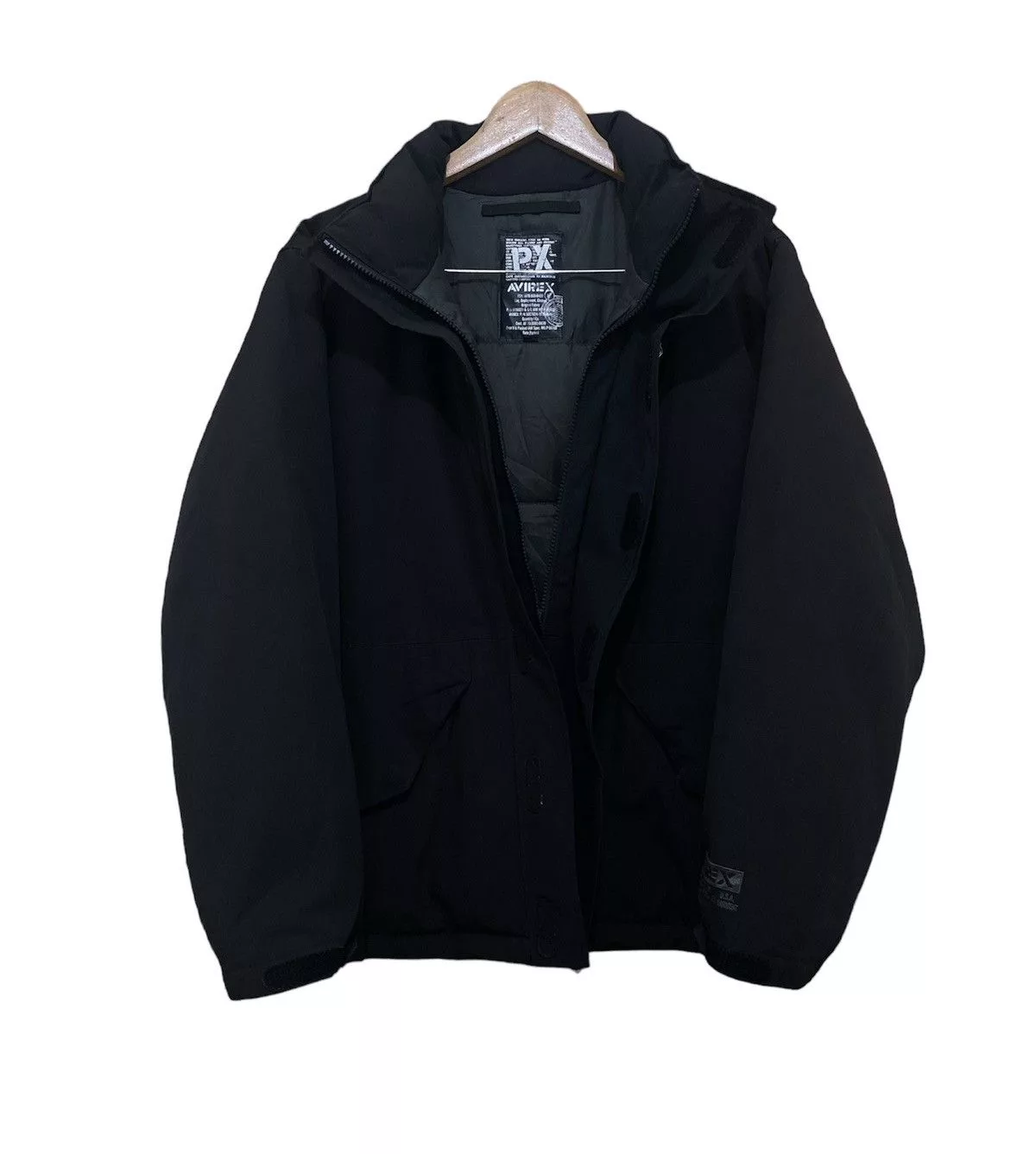 Avirex Light Jackets Avirex Px Fashion Black Down Puffer Jacket Vintage