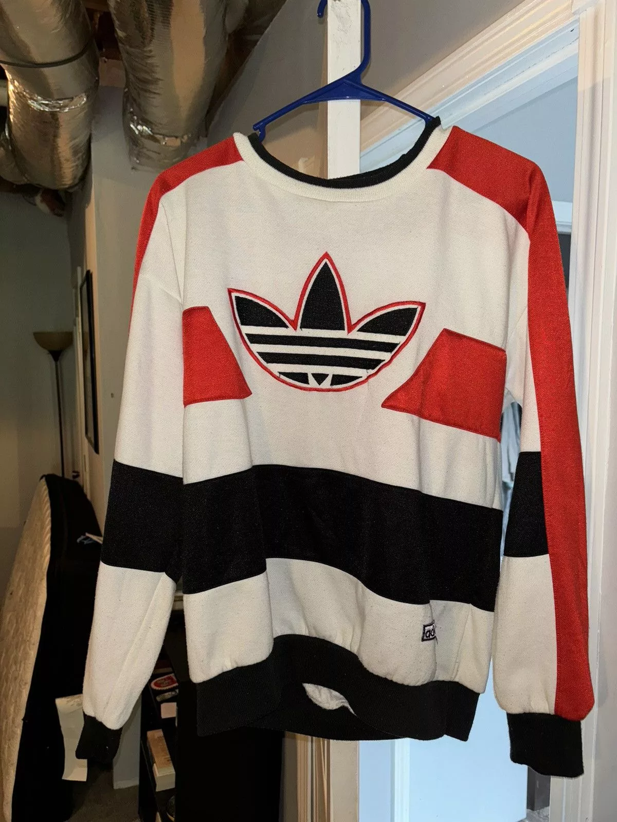 Adidas Sweaters Knitwear VINTAGE ADIDAS PULLOVER Red
