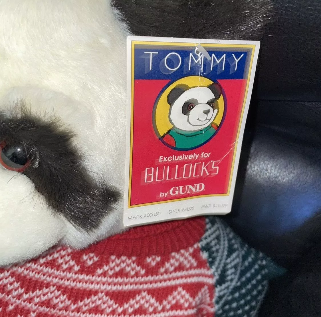 Tommy Hilfiger Miscellaneous Tommy Hilfiger Panda Plush BNWT Black