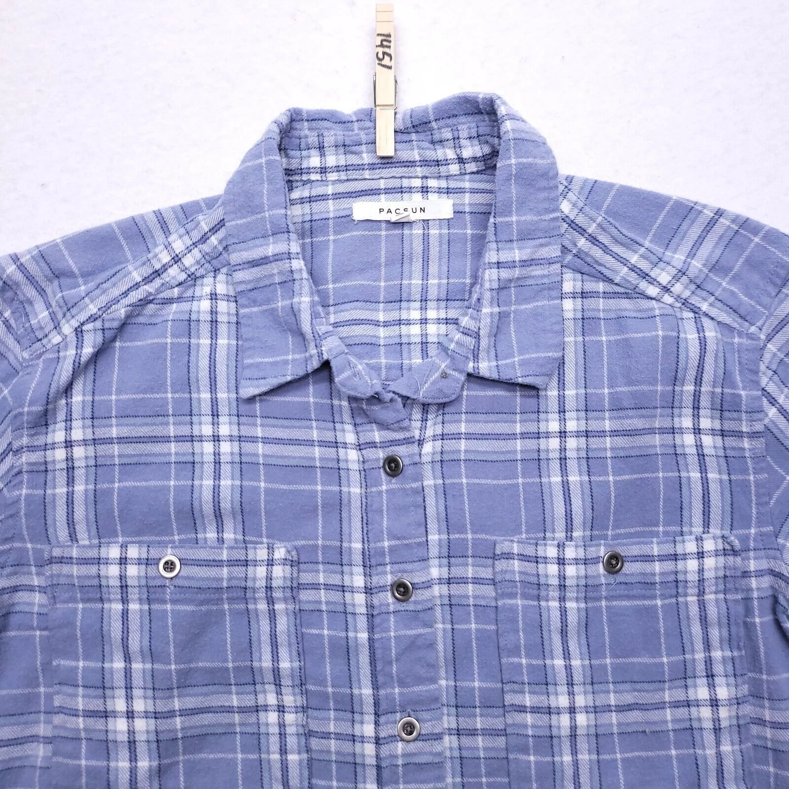 Pacsun Shirts Button Ups Pacsun Casual Button Up Shirt Mens Size Extra Small XS Blue