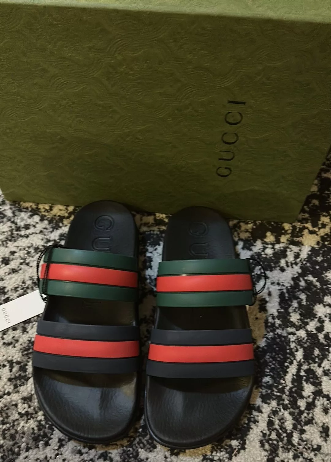 Gucci Sandals Gucci Agrado GRG Rubber Slide Sandal size 8 Multi