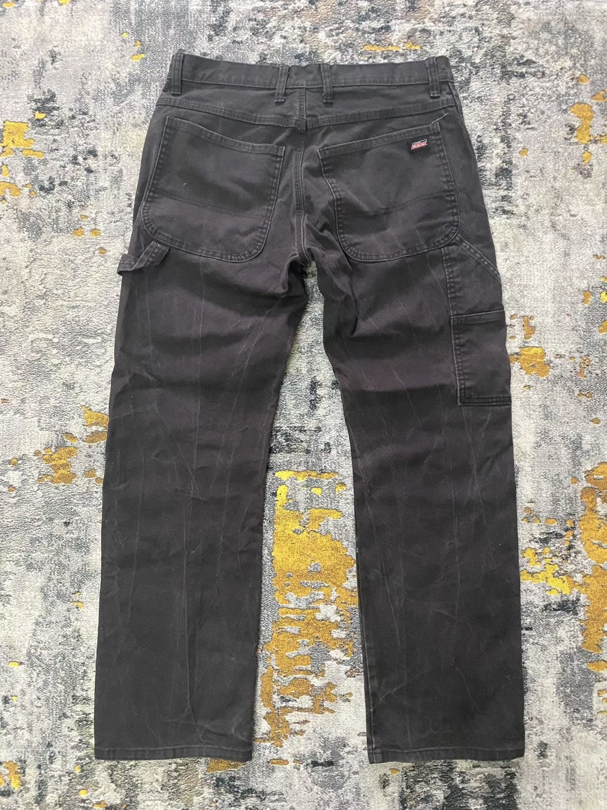 Dickies Casual Pants Dickies × Vintage Dickies Distressed Carpenter Pants Gray Streetwear