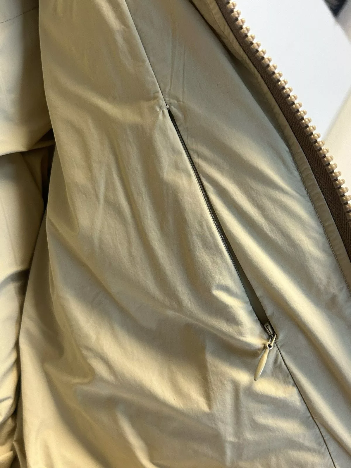 Acne Studios Down Jackets Acne Studios acne studio cropped quilted down puffer jacket Beige