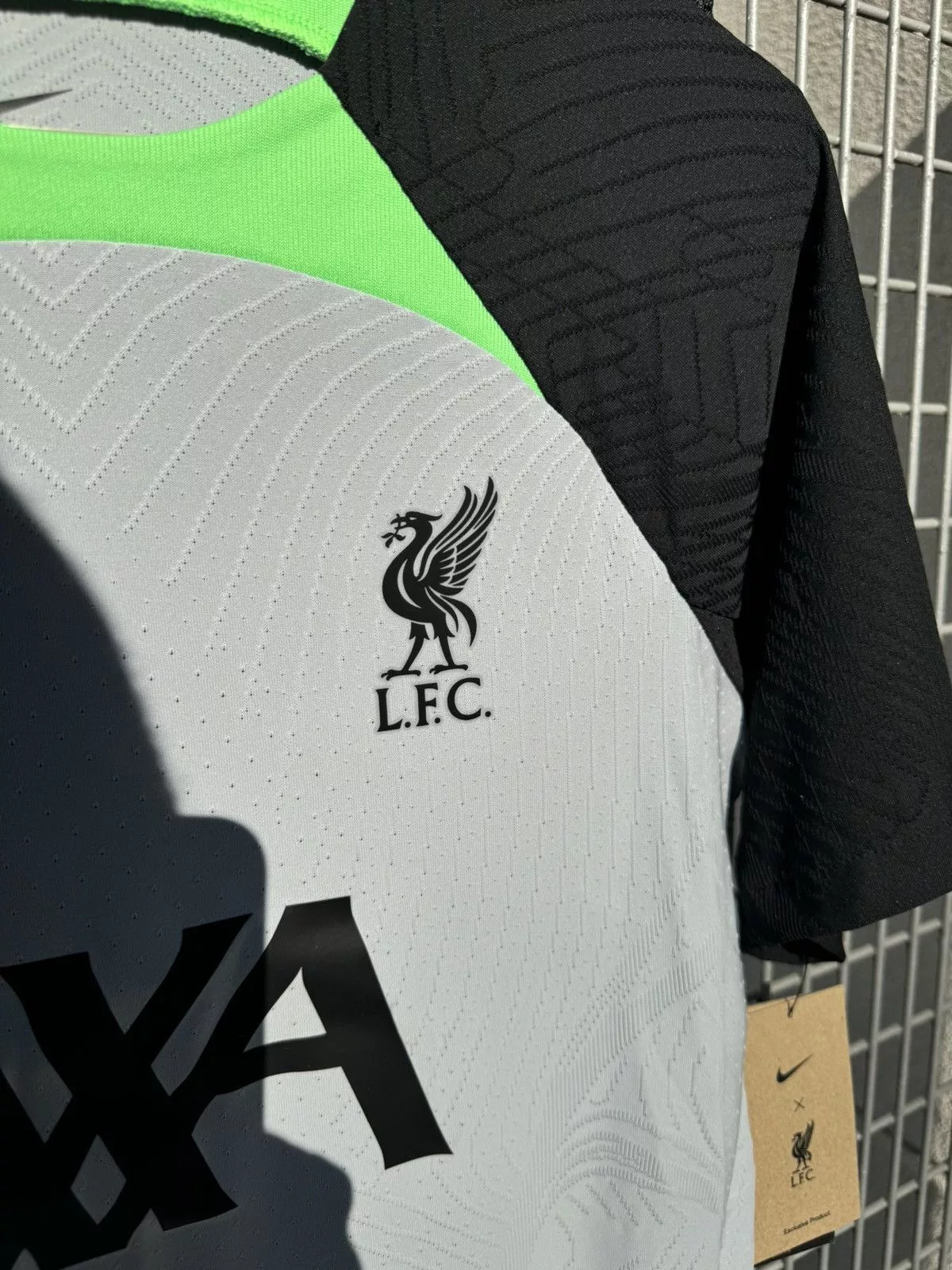 Nike Short Sleeve T Shirts Nike Liverpool Training Top Gray