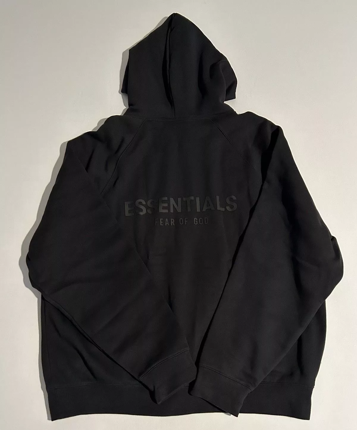 Essentials Sweatshirts Hoodies Essentials × Fear of God Fear of God - ESSENTIALS Hoodie (Back Logo) Black