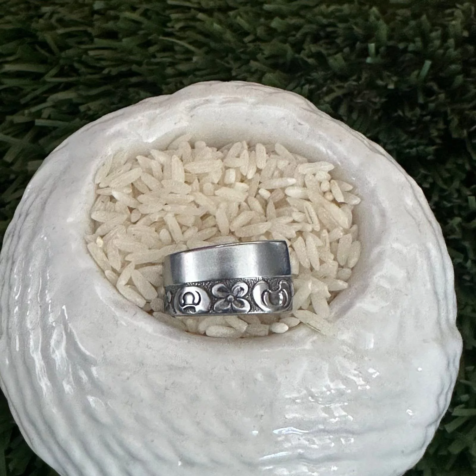 Handmade Rings Handmade Ring size 8 Silver