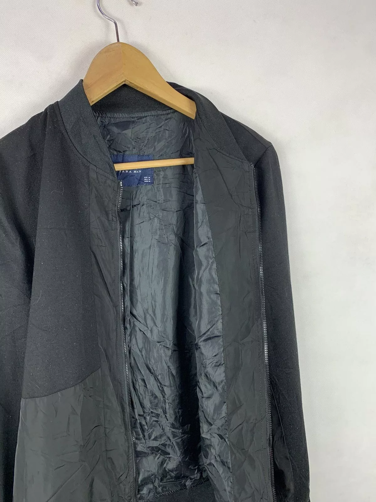 Zara Light Jackets Steals! Zara Man Bomber Jacket Black