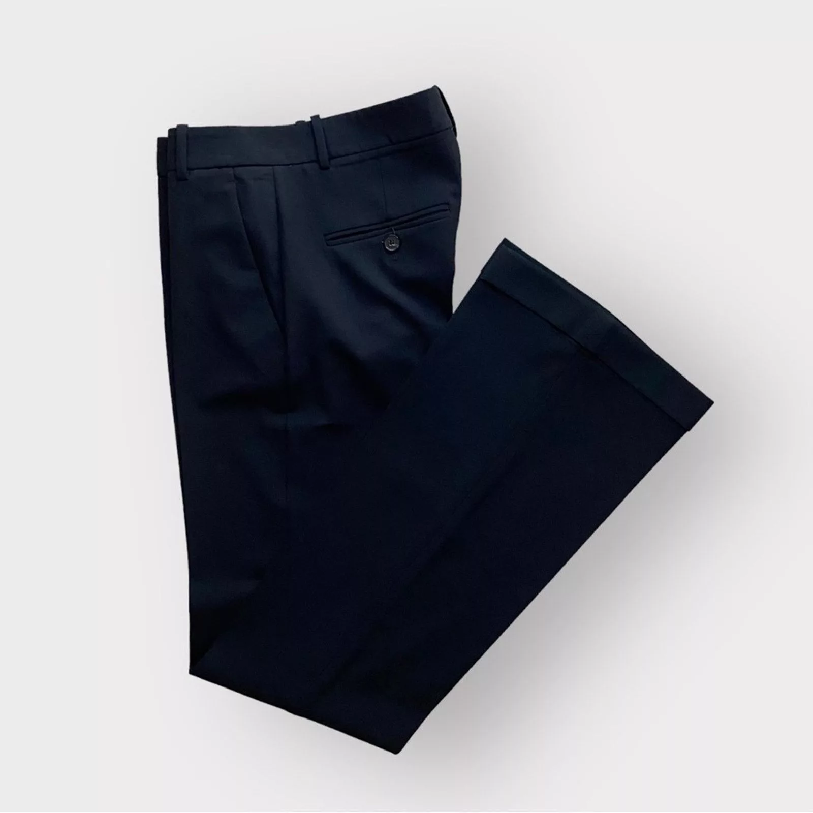 Theory Pants Theory Demitria 4 Stretch-Wool Flared Pants Black