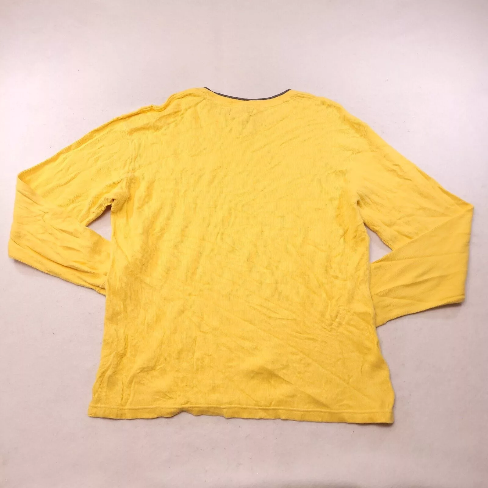 Chaps Sweaters Knitwear Chaps Long Sleeve Pullover Sweater Mens Size 2XL Yellow