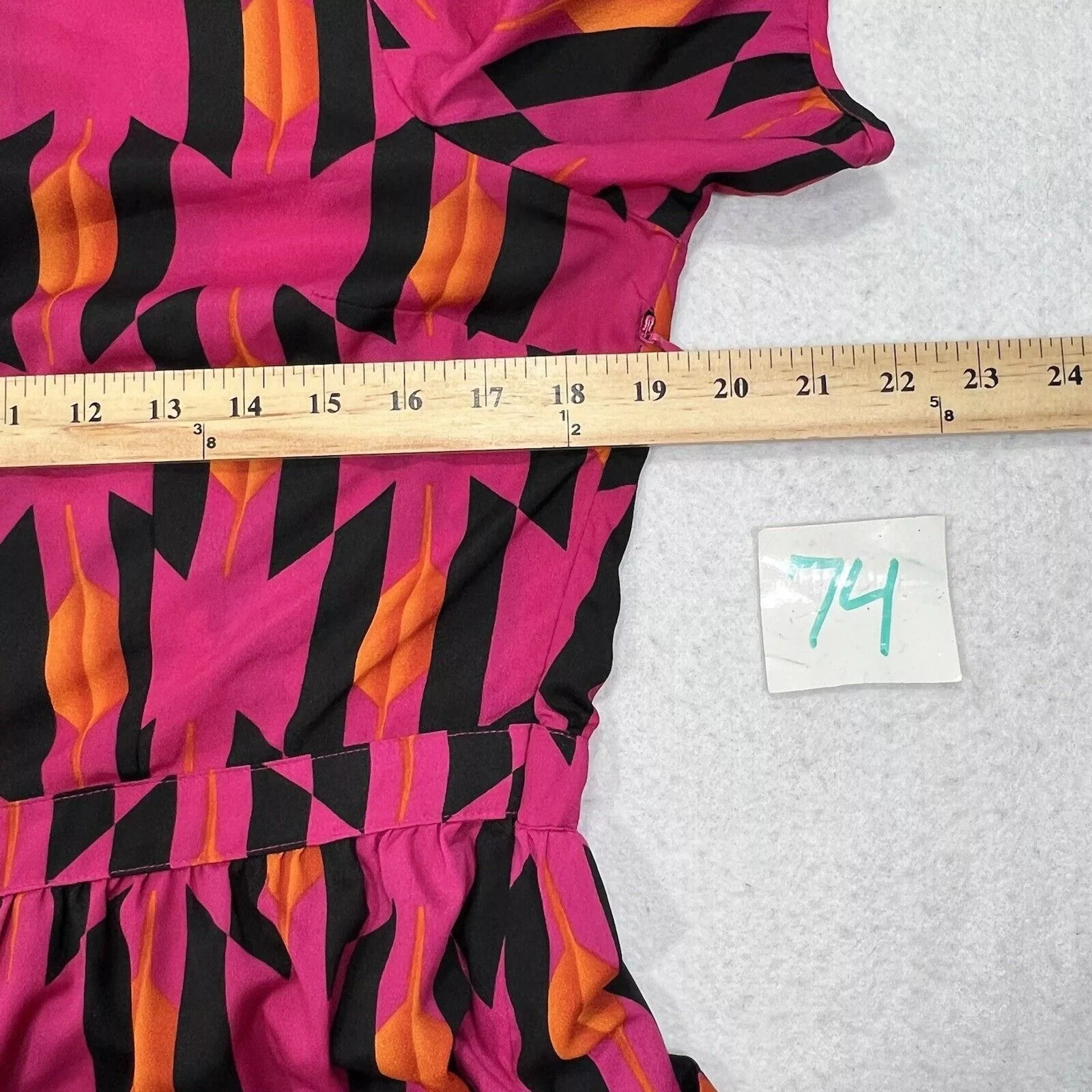 Other Mini Dresses Other Allen B by Allen Schwartz 8 Pink & Orange A-Line Dress