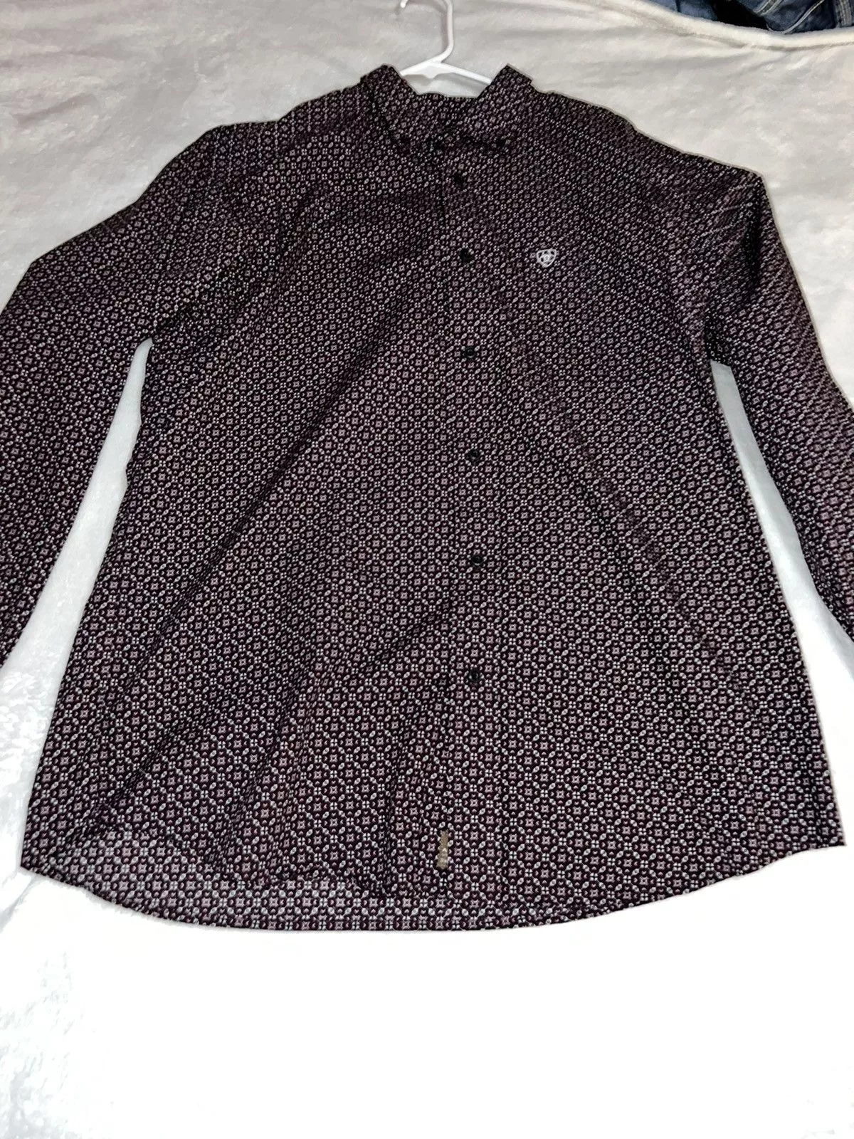 Ariat Shirts Button Ups Men’s ariat long sleeve Red