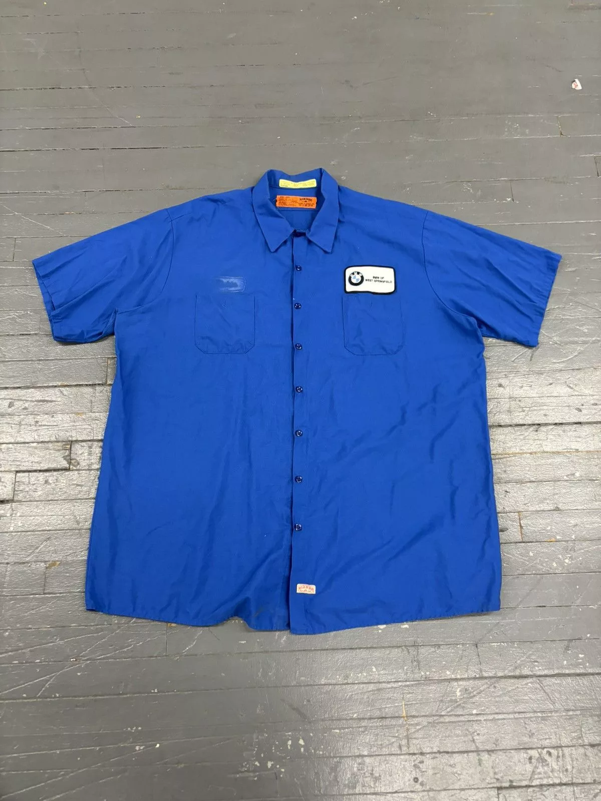 BMW Shirts Button Ups BMW × Vintage Vintage red kap BMW workwear shirt Blue