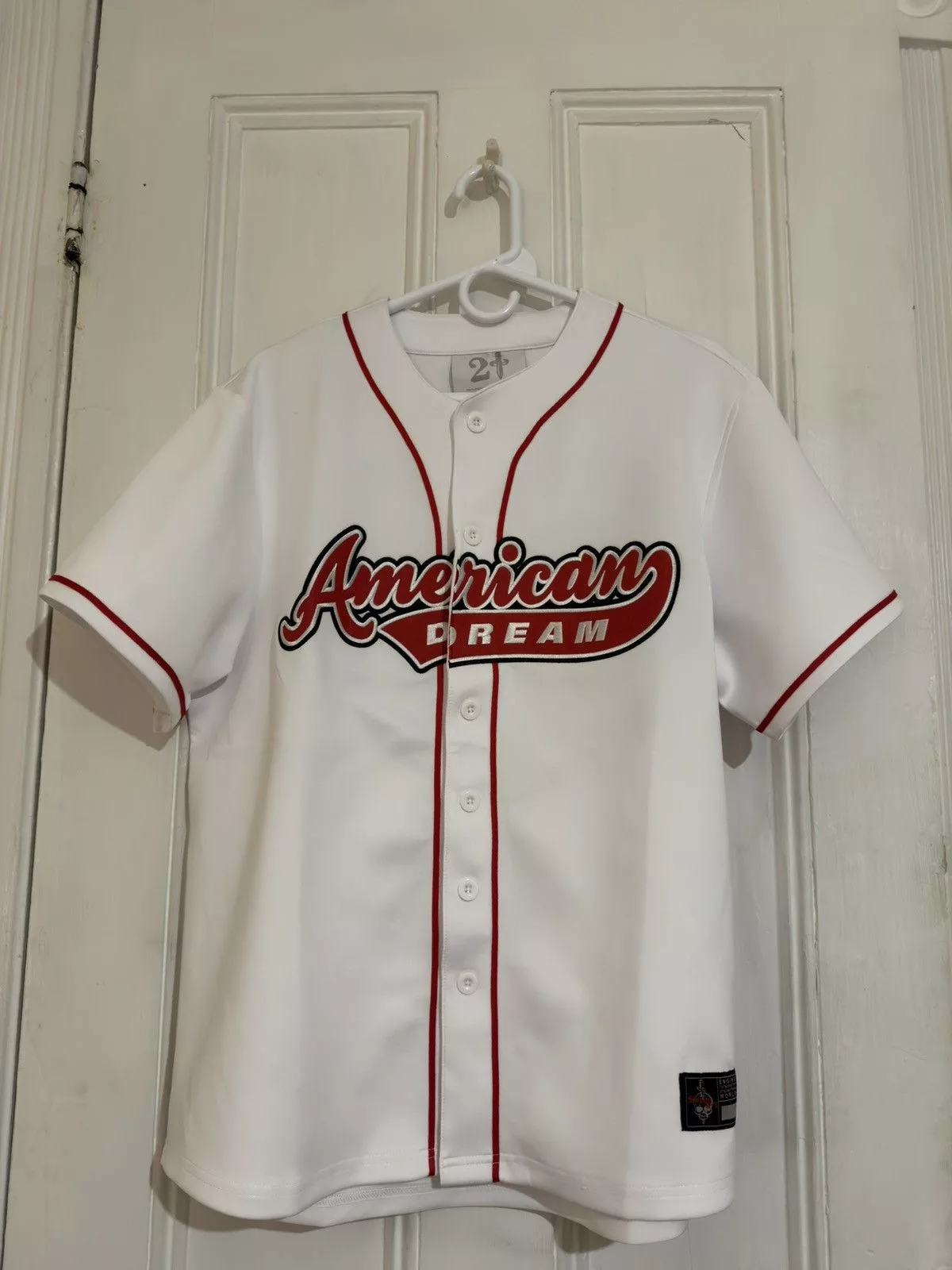 21 Savage Jerseys 21 Savage American Dream Baseball Jersey Size M White