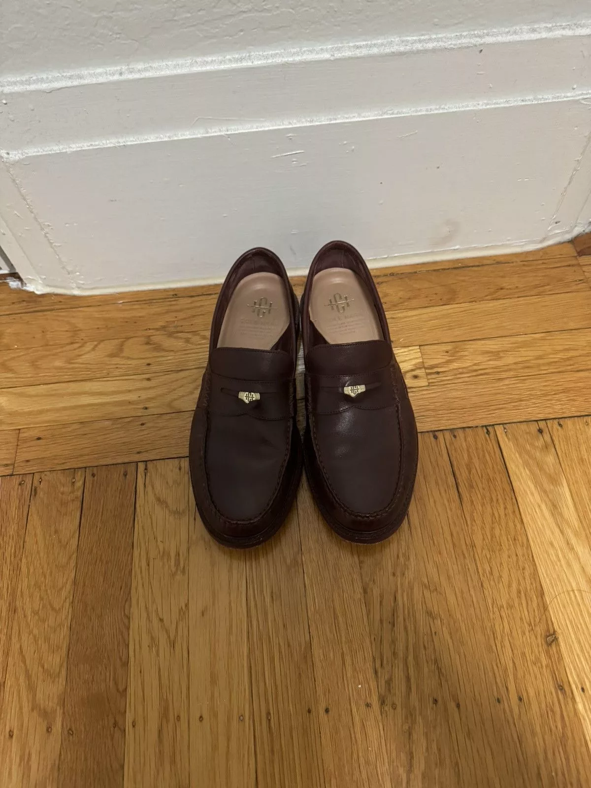 Cole Haan Casual Leather Shoes Cole Haan penny loafers Red