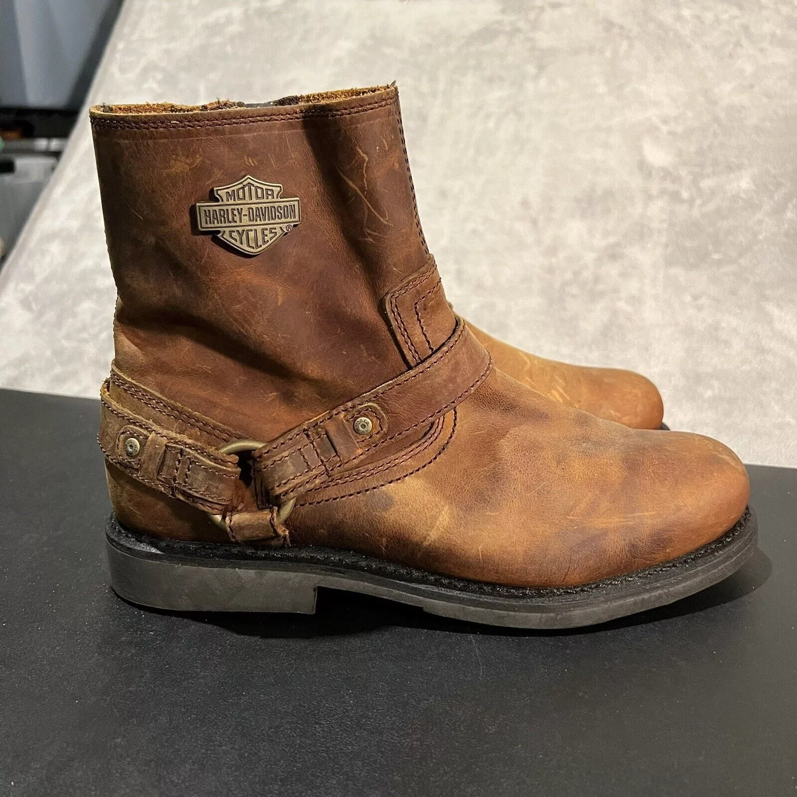 Harley Davidson Boots Harley Davidson Scout Boots Men's 11 Brown Leather Biker