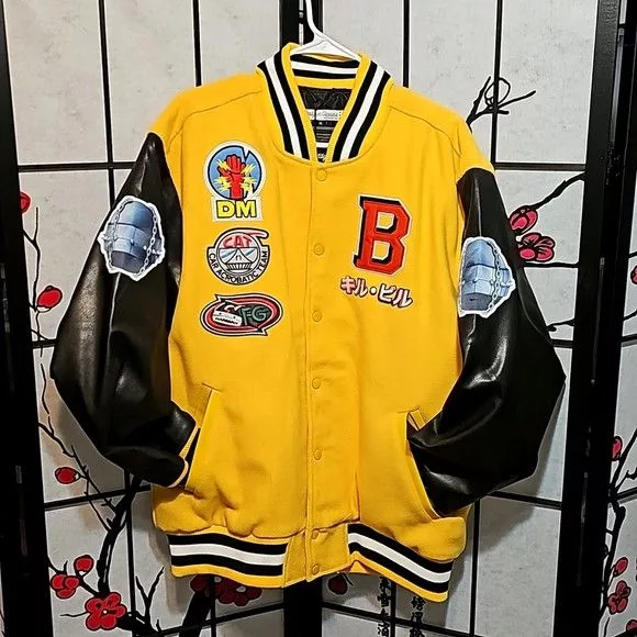 Other Bombers Other Kill Bill Varsity Jacket Coat Size XL NWT Multi