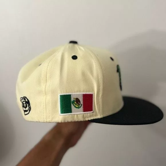 Designer Hats Designer NEW ROOSTER MEXICO OFF-WHITE FLAT BILL SNAPBACK Multi