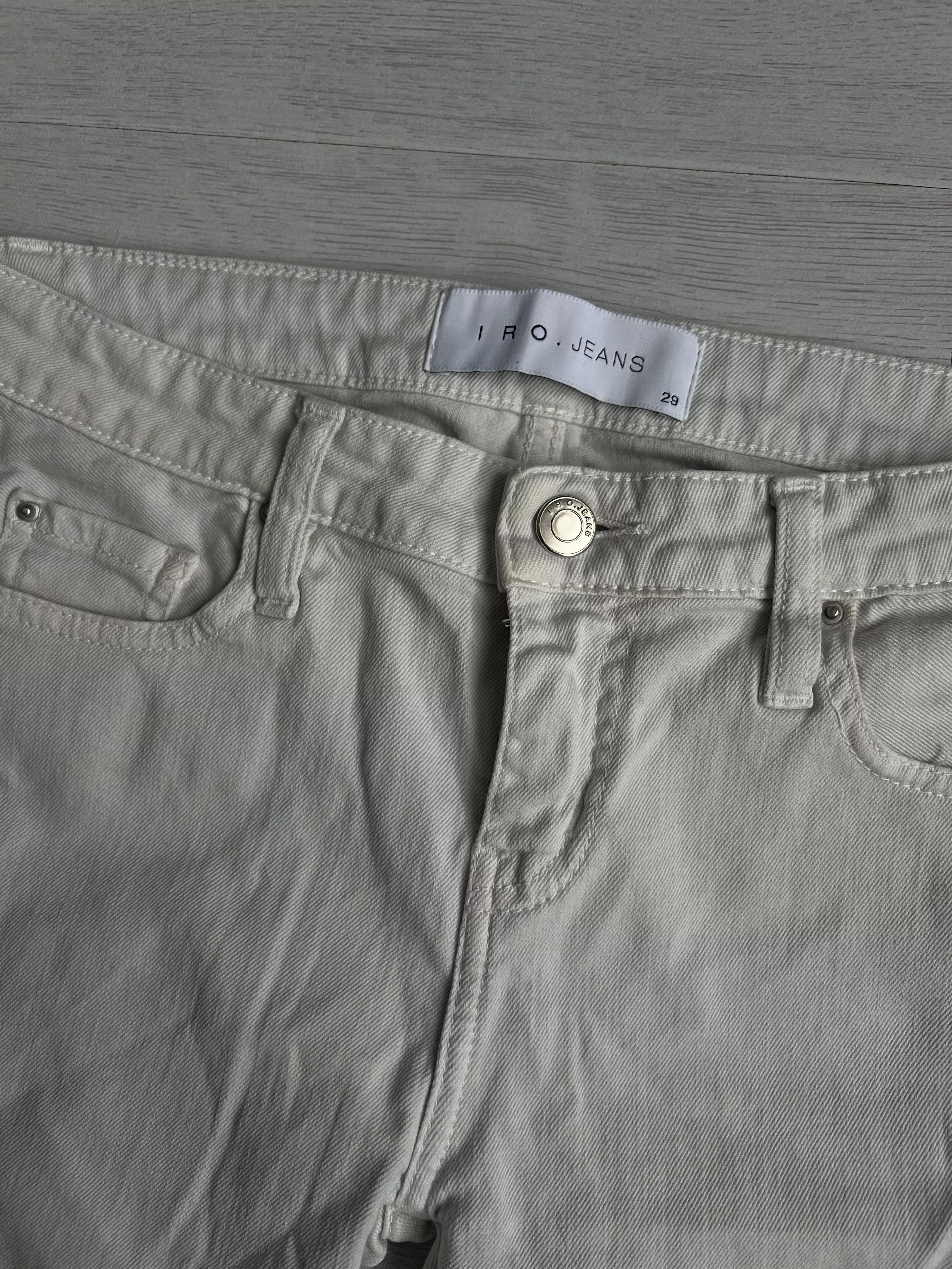 Iro Jeans White Denim