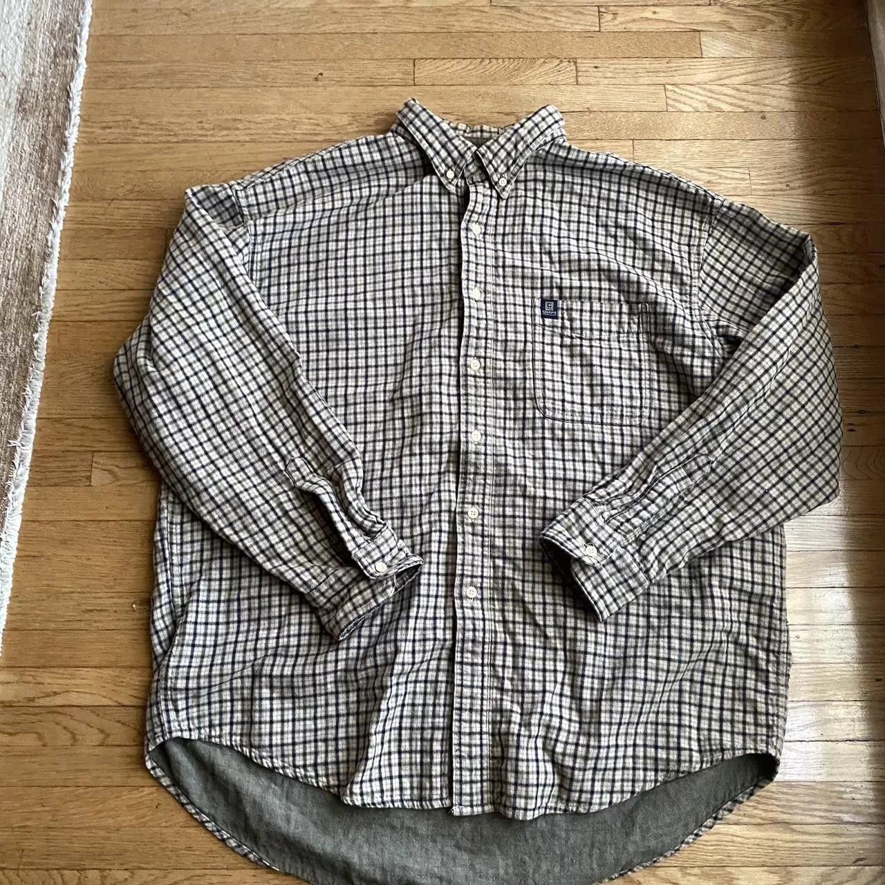 Chaps Shirts Button Ups Chaps Plaid button down Green
