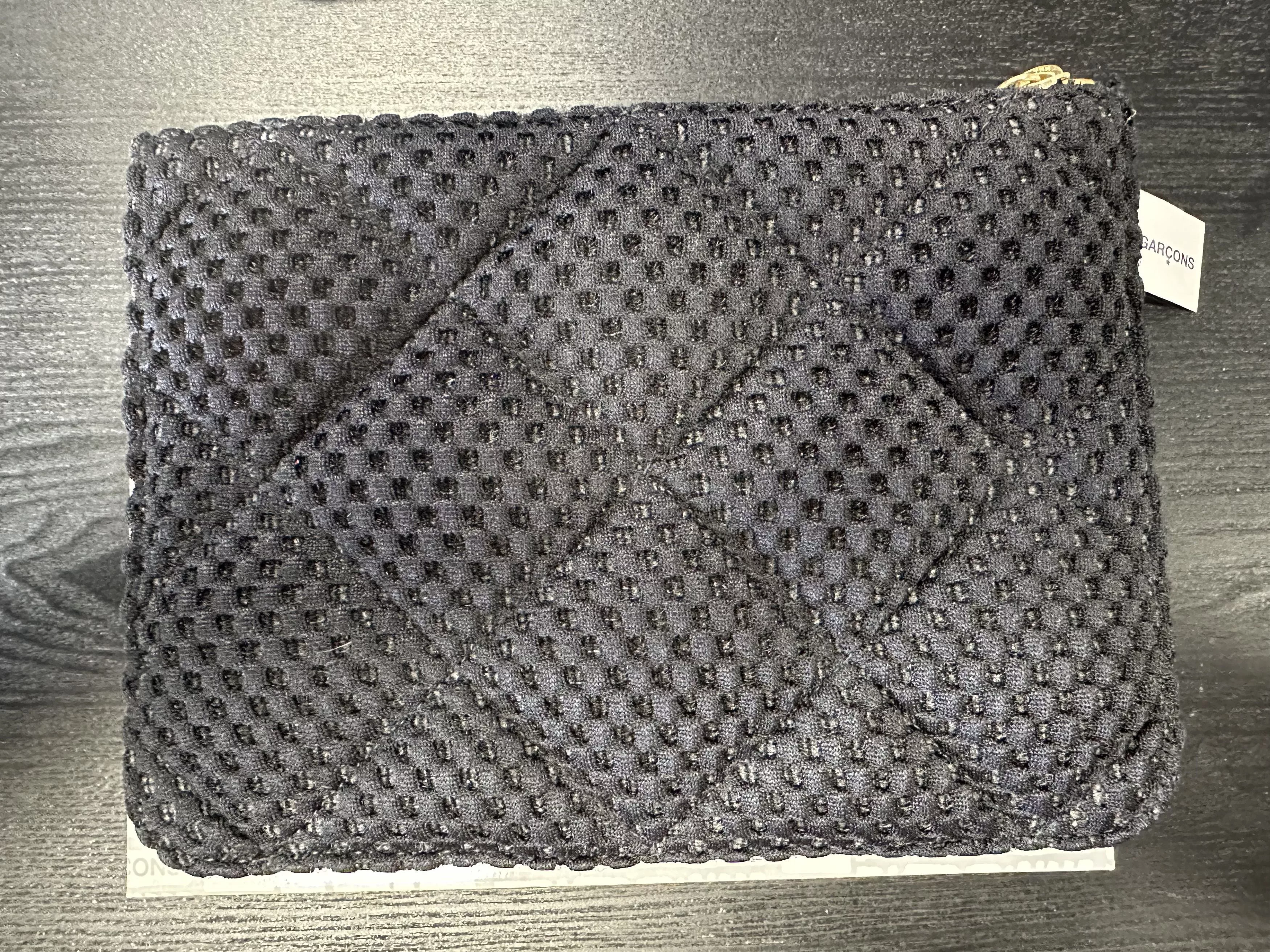 Comme des Garcons Wallets Comme des Garcons Comme des Garçons Black Ninja Turtle Padded Pouch